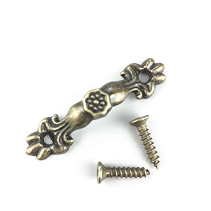 Kavas 10pcs 43x11mm Antique Handle Drawer Jewelry Box Handle