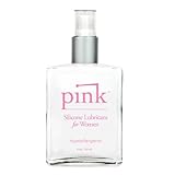 Pink Silicone Based Personal Lube Lubricant Ultra-Slick and Long-Lasting Flavor-Free Pump Bottles for Women 120 ml