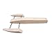 Dancing Wings Hobby B061 RC Outrigger Shrimp Boat Wooden 495mm Sponson Race Boat Kit Without Shafting & Rudder