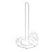 Trenton Gifts Paper Towel Holder With Scrolled Heart Design - White