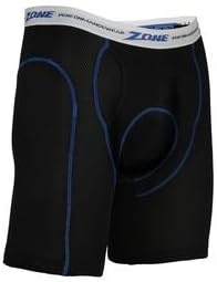 Zone Long-Ride Performance Shorts with Coolmax Padding for Motorcycle Riders (Large - Waist Size 41-44)