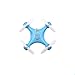 Cheerson CX-10 4CH 2.4GHz 6 Axis Gyro LED Rechargeable Mini Nano RC UFO Quadcopter - Blue
