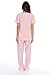 11140W Just Love Women's Scrub Sets / Medical Scrubs / Nursing Scrubs - M, Light Pink with Steel Grey Trim,Light Pink With Steel Grey Trim,Medium