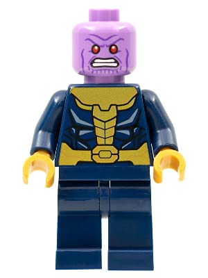 LEGO Marvel Super Heroes Thanos No Helmet Minifigure from 76196 (Bagged)