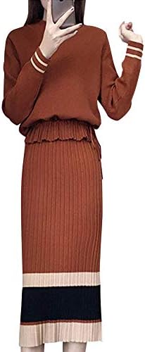 激安セール ニーマンバイ ニット トップス スカート M Xl ボーダー レディース セットアップ