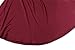 BELAROI Women's Plus Size Dress Fall Casual Swing 3/4 Sleeve T Shirt Loose Tunic Dress (1X, Wine Red)