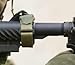 Ultimate Arms Gear IDF Israeli Defense Forces Slip On Black Sling Mount Strap Loop Adapter Rifle Shotgun Velcro Attachment with D-Ring Fits on Wooden Polmer Fixed Sporter Stocks