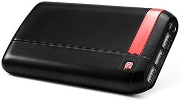 NMPB 20000mah Power Bank External Battery Portable Charge Pack for iPhoneX 8 & Tablets (Black)