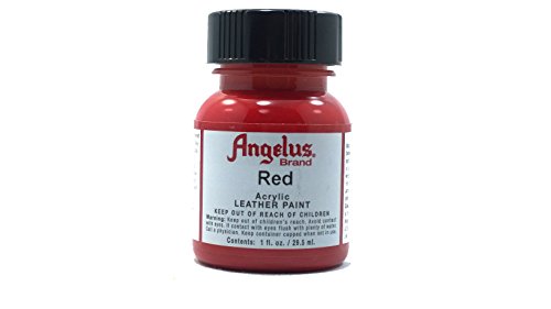 Angelus Brand Acrylic Leather Paint ( Pack of 2 ) for Christian Louboutin Heels Only ( 1fl. Oz. / 29.5 Ml. ) Red