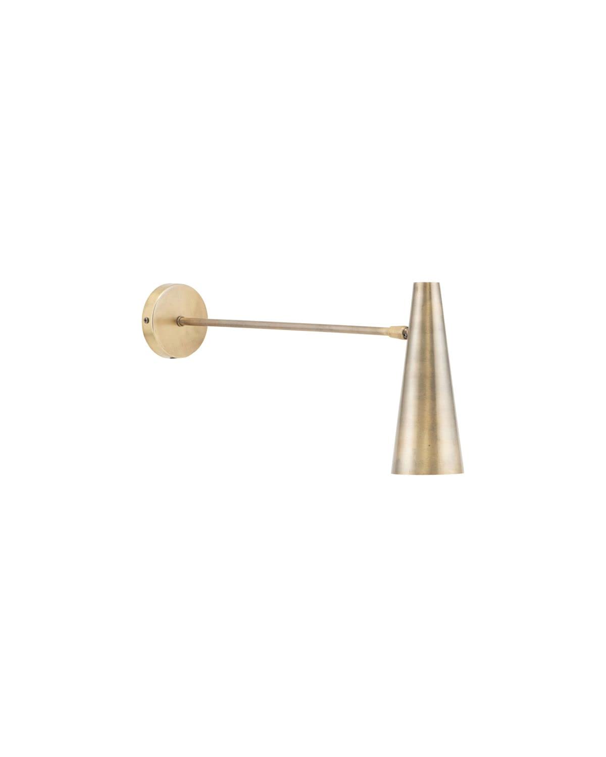 House Doctor Wall Lamp Precise Brass Finish, 47 x 24 cm, Cl0302