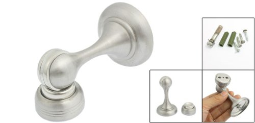 Uxcell Stainless Steel Room Gate Door Magnetic Stopper Round Base Holder