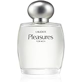 Estée Lauder Pleasures for Men Cologne Spray with Notes of Sandalwood, Citrus & Nectarine | Cologne for Men, 3.4 Fl Oz
