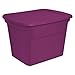 Sterilite 17314W08 18 Gallon/68 Liter Tote, Fuchsia Flight, 8-Pack