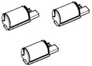 3 Pack Casio HR-8TE Plus and HR-8TM Plus Calculator Ink Roller, Black, Compatible