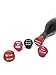5 Wine Stoppers - Funny Silicone Reusable Corks Best Wine Gifts Add Your Own Personalized Touch on Bottles Top Perfectly Fits to Seal and Preserve Your Favorite Wine Cap Wedding Favor Accessories