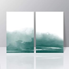 signwin 2 Panel Canvas Wall Art Watercolor Painting...