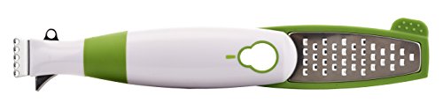 Crisp  4-in-1 Zester, White/Green