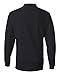 Jerzees 5.6 oz., 50/50 Long-Sleeve Jersey Polo with SpotShield XL BLACK