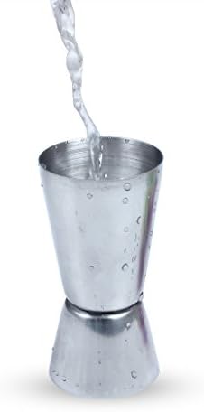 EFORCAR 1pcs Stainless Steel Measure Double-headed Ounce Cup Spirits Cocktail Drink Measure Cup