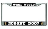 What Would Scooby Doo? Chrome License Plate Frame