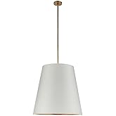 Alora Lighting PD311025VBWG Calor - 3 Light Pendant-24.88 Inches Tall and 24.88 Inches Wide, Finish Color: Vintage Brass, Sha