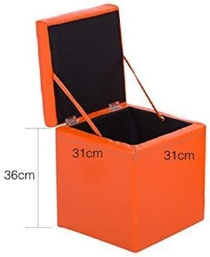 MJY Comfortable Chair Storage Stool Bed End Make-Up Feet Small Sofa Dunnage Storage for Shoes Europe Stool 31 * 31 * 36Cm