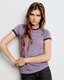 Bella Womens Heather Ringer T-Shirt