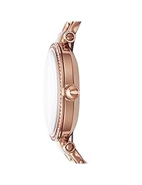 Fossil Georgia Reloj de cuarzo para mujer, acero inoxidable