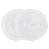 2 Pack Tub Stopper, Mudder Silicone Tub Drain Stopper Drain Plug 6 Inches for Kitchens, Bathrooms and Laundries