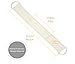 Slick- Exfoliating Loofah Back Scrubber for Shower, Back Scrubber for Shower for Men, Back Washer for Shower for Women, Back Loofah, Back Exfoliator, Shower Back Scrubber for Men, Loofah with Handle