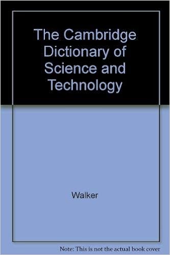The Cambridge Dictionary Of Science And Technology Walker 9780521394413 Amazon Com Books