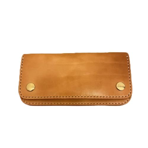 トラッカーウォレット 一点物 サドルレザー ナチュラル 手縫い商品画像