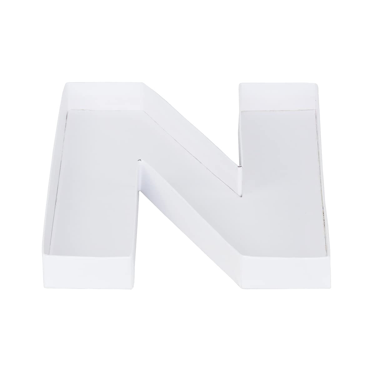 20.8cm Paper Mache Fillable Cardboard Letter Shaped Box Sweet Candy Container Birthday Treat(N) — image 1