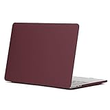 GMYLE MacBook Pro 13 Case 2018 2017 2016 Newest Release A1989/A1706/A1708 Without Touch Bar & Touch ID Plastic Hard Case Shell Cover - Burgundy Red