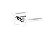 Kwikset 91540-024 Lisbon Door Handle Lever with Modern Contemporary Slim Square Design for Home Hallway or Closet Passage in Polished Chrome, 4.23