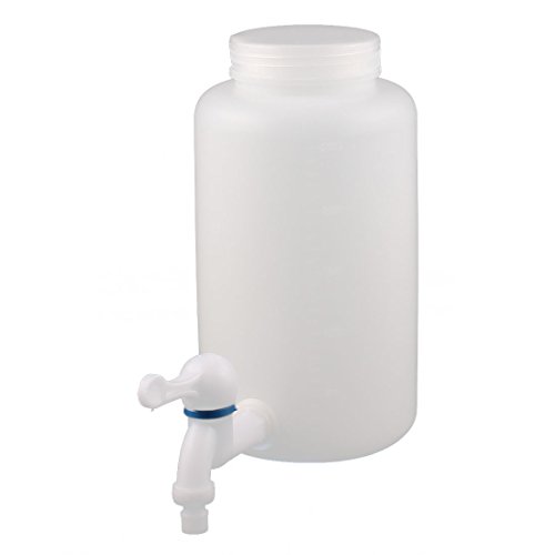 uxcell 2.5L Plastic Big Mouth Household Bottle Faucet Bottle Enzyme Bucket Thicken - Thumbnail 3