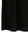 ROMWE Women's Crochet Lace Keyhole Back Long Sleeve Casual Short Shift Dress Black Medium