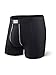 Saxx Underwear Men's Boxer Briefs- Ultra Boxer Briefs with Fly and Built-in Ballpark Pouch Support – Underwear for Men,Black,X-Large