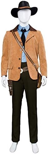 Newhui Adult Western Cowboy Cosplay Costume Hat Sharpshooter Outfit Holster