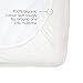 Organic, Waterproof Baby Crib Mattress Protector Pad. No Polyester or Vinyl. Quilted, Breathable. Responsibly-Made with 100% GOTS-Certified Organic Cotton. by Sonsi.