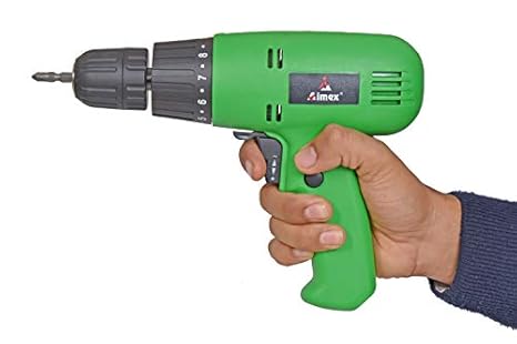 Aimex Plastic Powerful Electric Screwdriver/Drill Machine with Reverse Forward and Torque Adjustment Facility