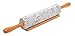 Marble Stone Rolling Pin, 18 inch With Smooth Wooden Handles For Easy Grip And Includes Wooden Cradle