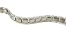 Smarter LifeStyle Elegant Titanium Magnetic Anklet for Men and Women - Adjustable Bracelet Length with Sizing Tool for Perfect Fit, Magnetic Ankle Bracelet (Silver)