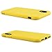 iPhone XR Case,Pelipop Colorful Yellow Slim Fit Anti-Scratch Soft TPU Gel Silicone Skin Frosted Protective iPhone Cover for iPhone XR(Yellow)