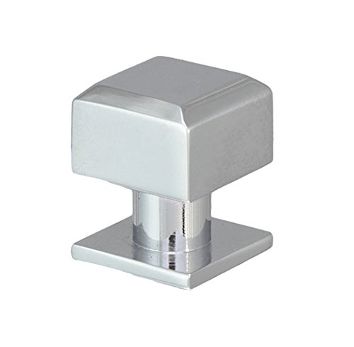 EVI Herrajes 1092/15 - Knob, Finish White Chrome (Brass)