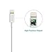 iPhone Cables RAVPower 4-Pack 3ft Apple MFi Certified Lightning to USB Cable for iPhone 6/6S/6 Plus, iPhone SE/5S, iPhone 7, iPad and iPad Mini -White