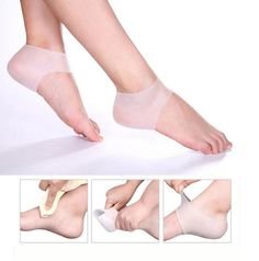 Moisturizing Skin Softening Silicone Gel Heel Sleeve for Heel Fissures, Dry Cracked Heel Repair with - //medicalbooks.filipinodoctors.org