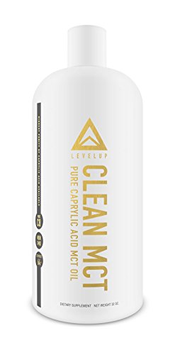CLEAN MCT - 100% Pure C8 Caprylic Acid MCT Oil - Instantly Converts into Ketones - Most Ketogenic Medium Chain Triglycerides - Keto Paleo Vegan Kosher Halal ✮ NON GMO ✮ 32oz