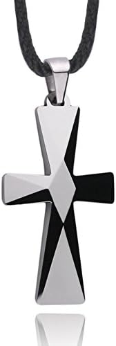 Embellishment Tungsten gold pendants men's fashion/Cross pendant necklace/men's jewelry in Europe and America-A