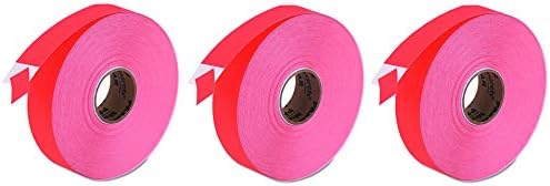 Monarch 925075 Easy-Load 1131 1-Line Pricemarker Label, 7/16 x 7/8, Fluorescent Red (Pack of 2500) (Thrее Рack)